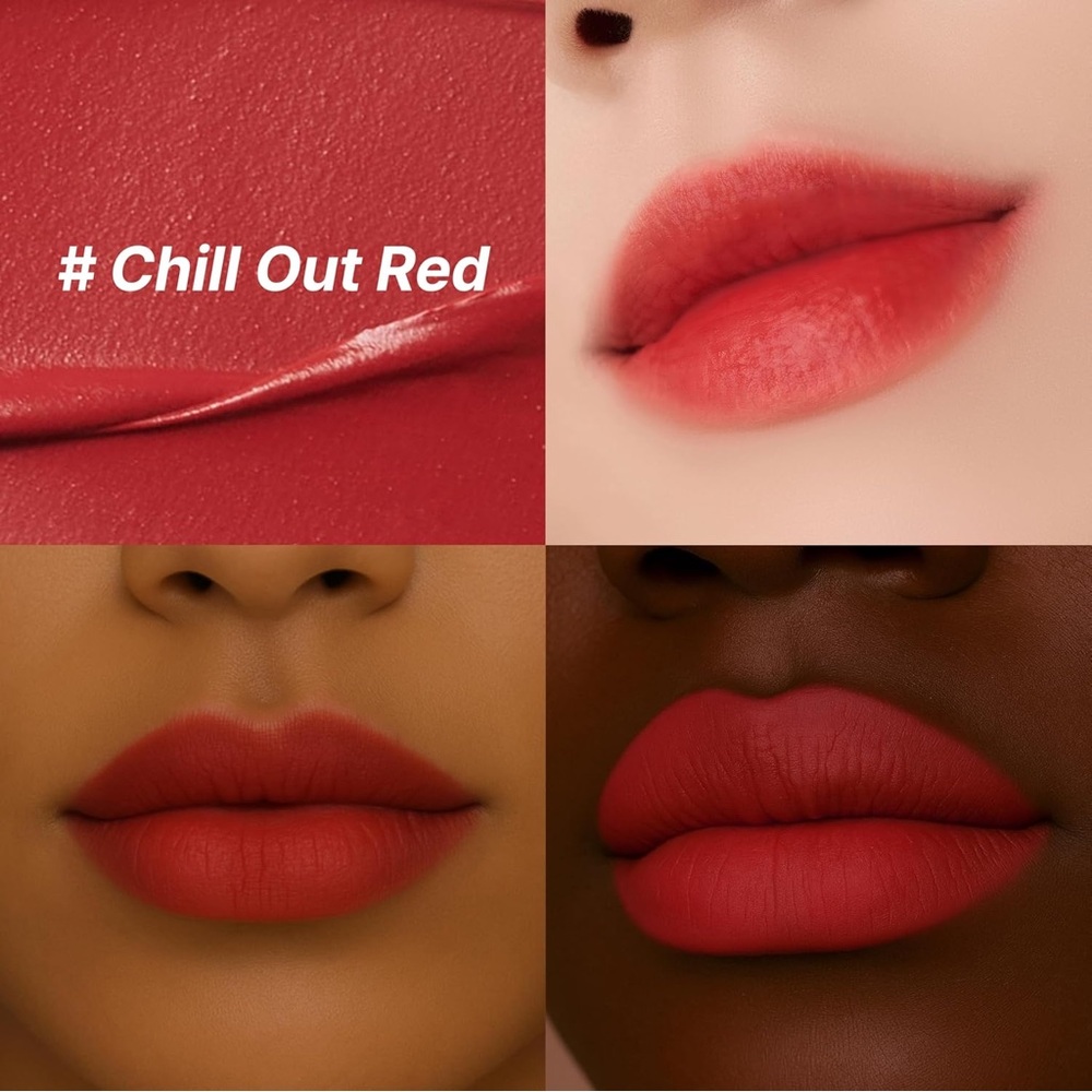 touch in Sol 04 Chill-Out Red Vegan Again Blur Core Lip Tint- neutral red